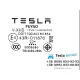 Стекло двери задней LH Tesla Model Y 22-23