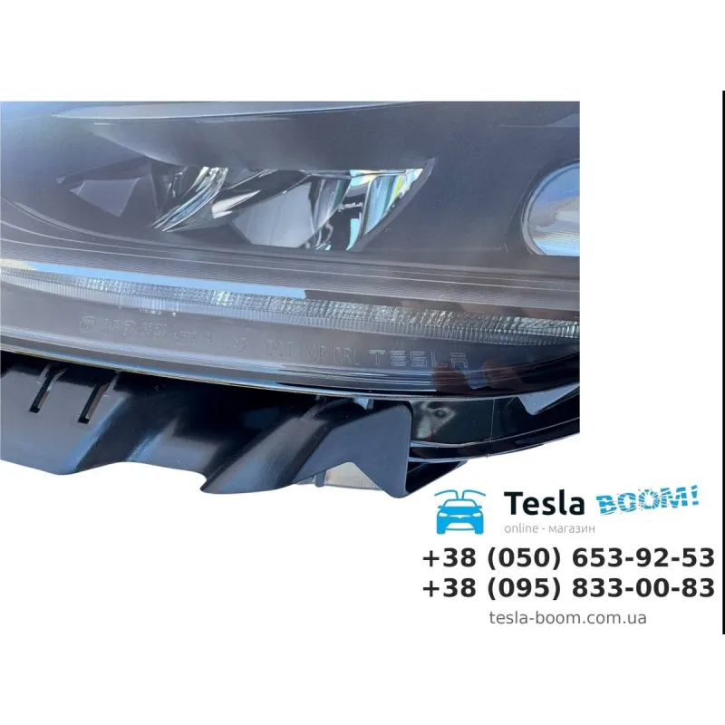 Фара головная линза LH Tesla Model 3, Model Y