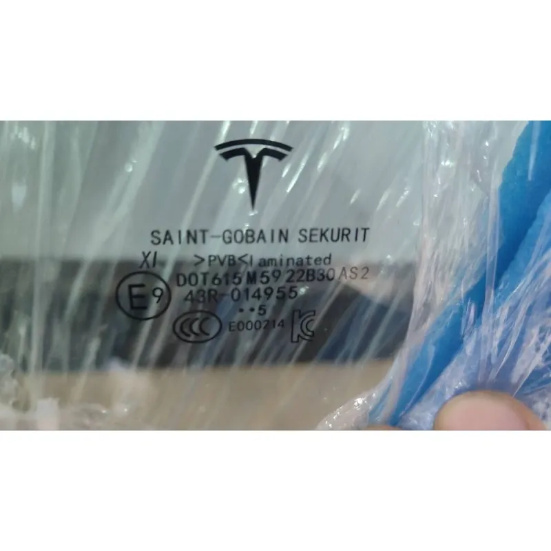 Стекло двери передней (двойное) LH Tesla Model 3