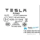 Скло двері передньої (полуторне) LH Tesla Model Y FYAO